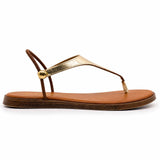 Sandali 18+ Infradito 9055 in pelle platino
