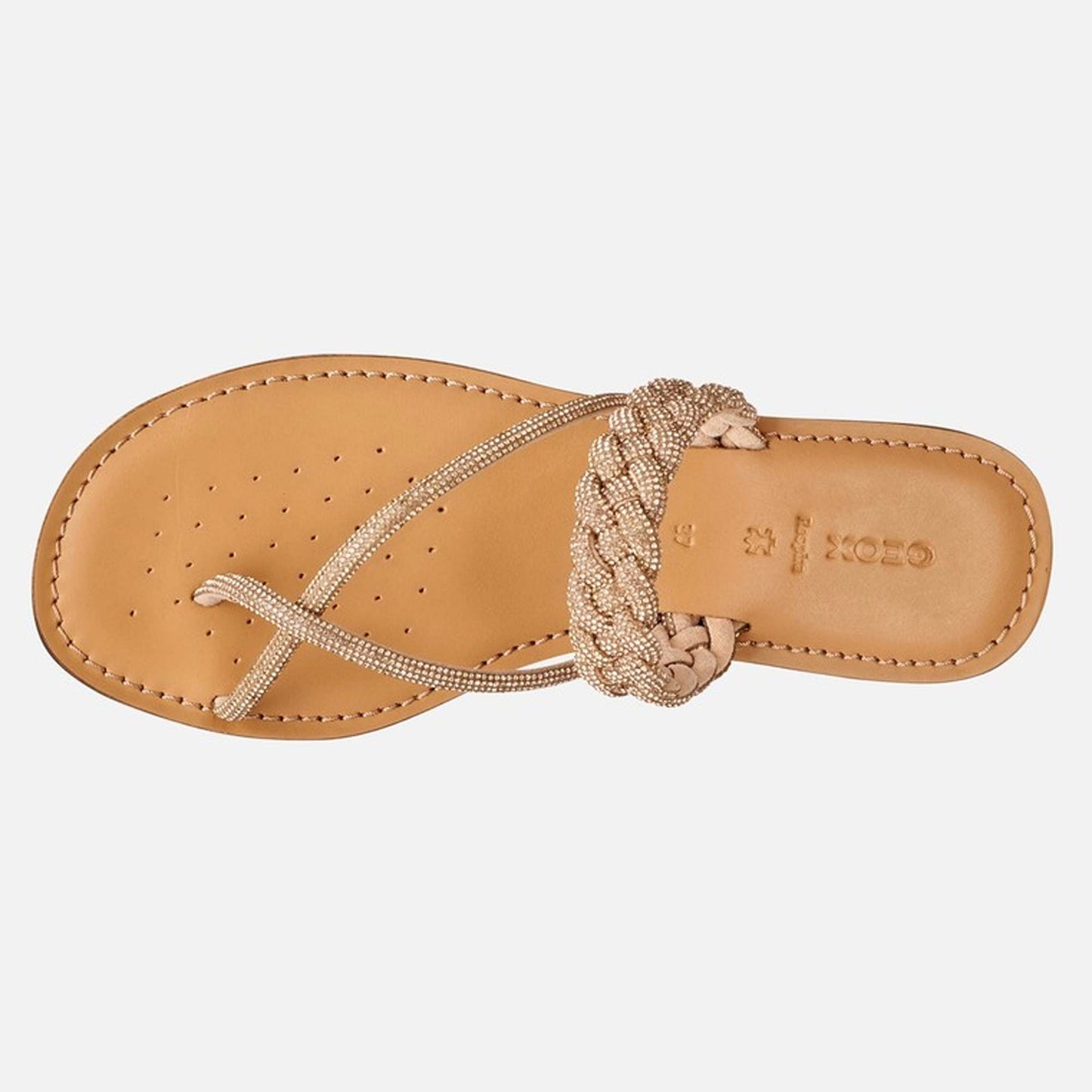 Sandali GEOX "Maddalusia C" D65YMJ champagne