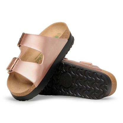 Sandali Arizona Donna Pap Platform Papillio by Birkenstock Rame| Calzata Stretta 1031270