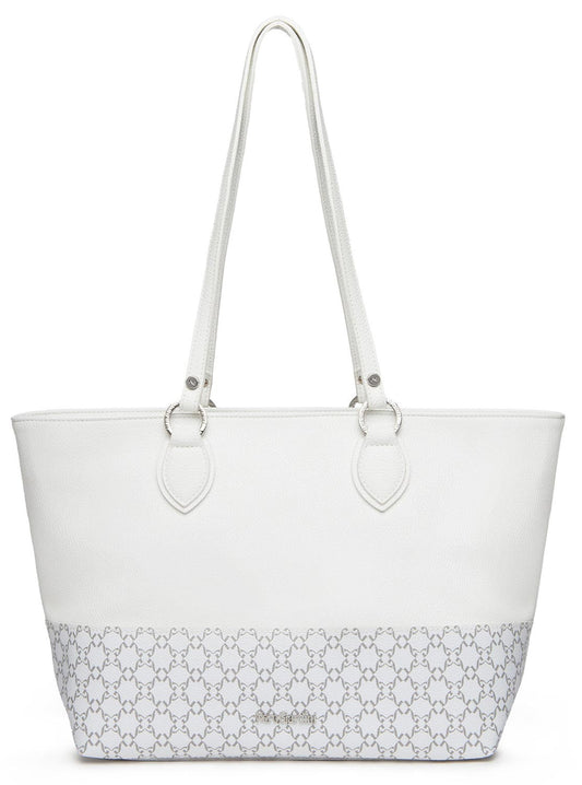 Borsa NeroGiardini E443760D-707 shopper logo donna