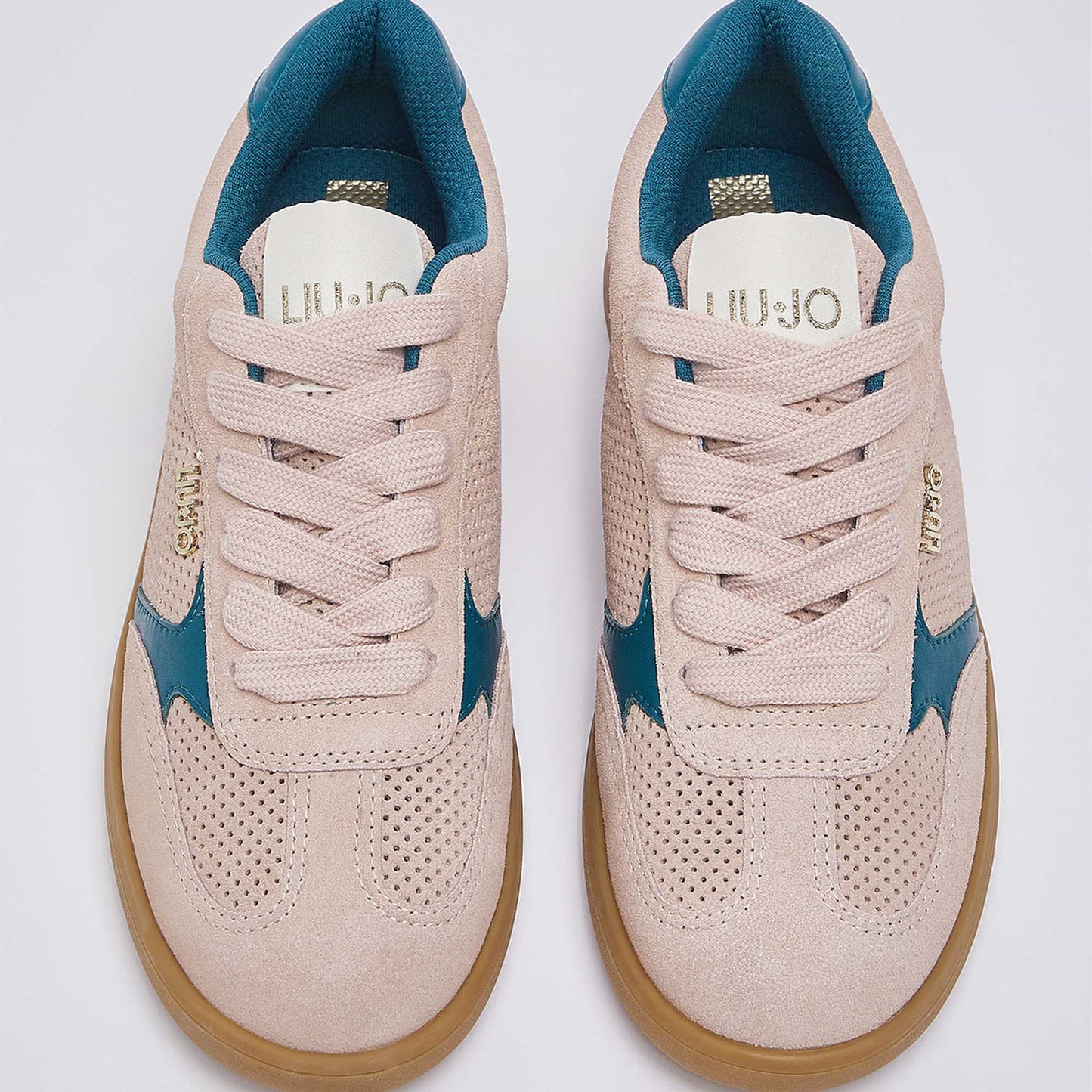 Sneakers LIU JO "Connor 01" BA6051 nude/verde acqua