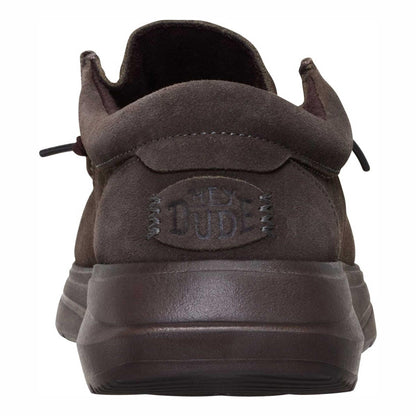 Scarpe Hey Dude Wally Comf Suede 41975-2KU marrone