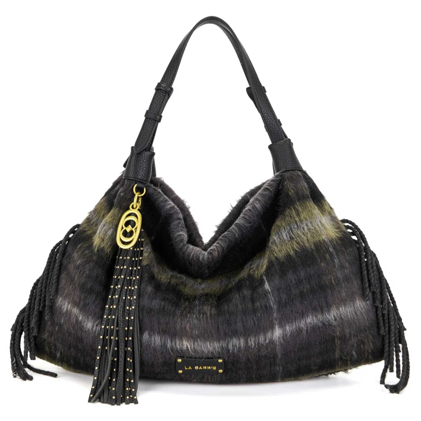 Borsa shopping KeralaLa Carrie 162M-TX-471 donna Nera