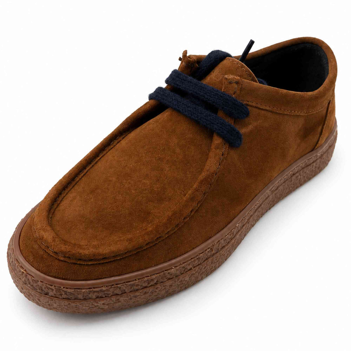 Scarpe KEBO LG5006 Stringate in Camoscio Marrone