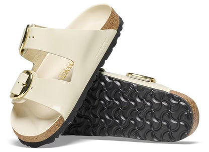 Sandali Arizona Big Buckle Shine Birkenstock ecru 1026128 (35-41)