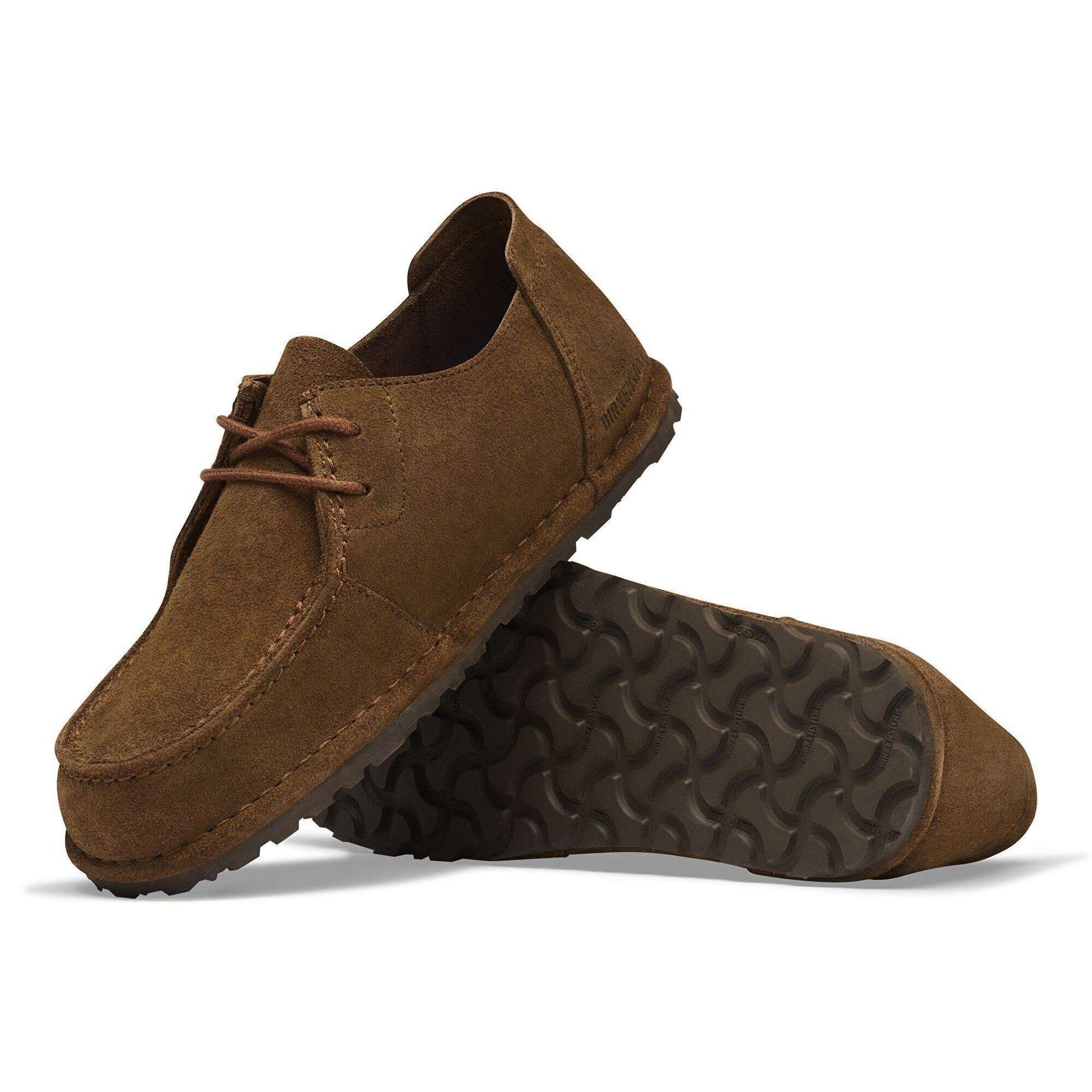 Birkenstock Utti Lace 1033212 Marrone Carafe (36-40) | Scarpe in Camoscio con Plantare Deep Blue