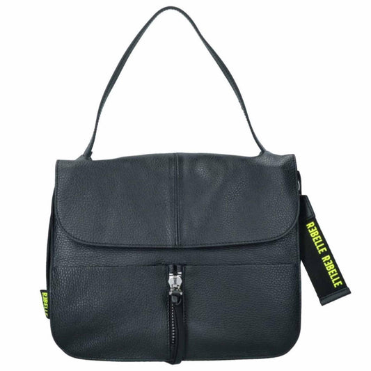 Borsa a spalla  REBELLE CAROLE in pelle nera