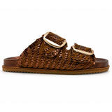 Sandali Ermans 7413 ciabatta donna marrone