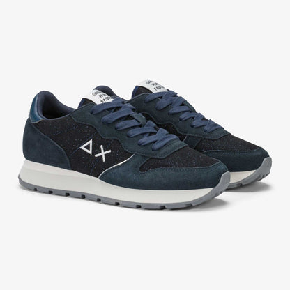Sneakers SUN68 "ALLY GLITTER TEXTILE" Z46204-07 Blu Navy