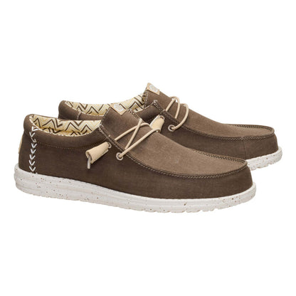 Scarpe Hey Dude Wally Stretch Canvas Uomo 40700-2LN | Comode, leggere, slip-on