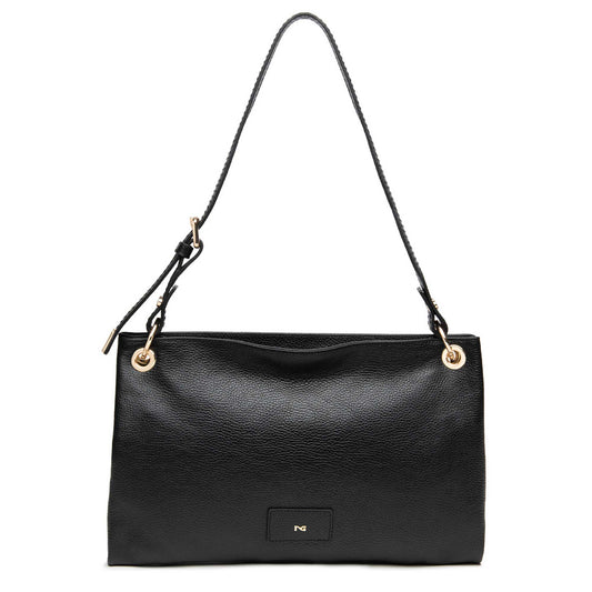 Borsa a spalla in pelle NeroGiardini I644323D-100 donna