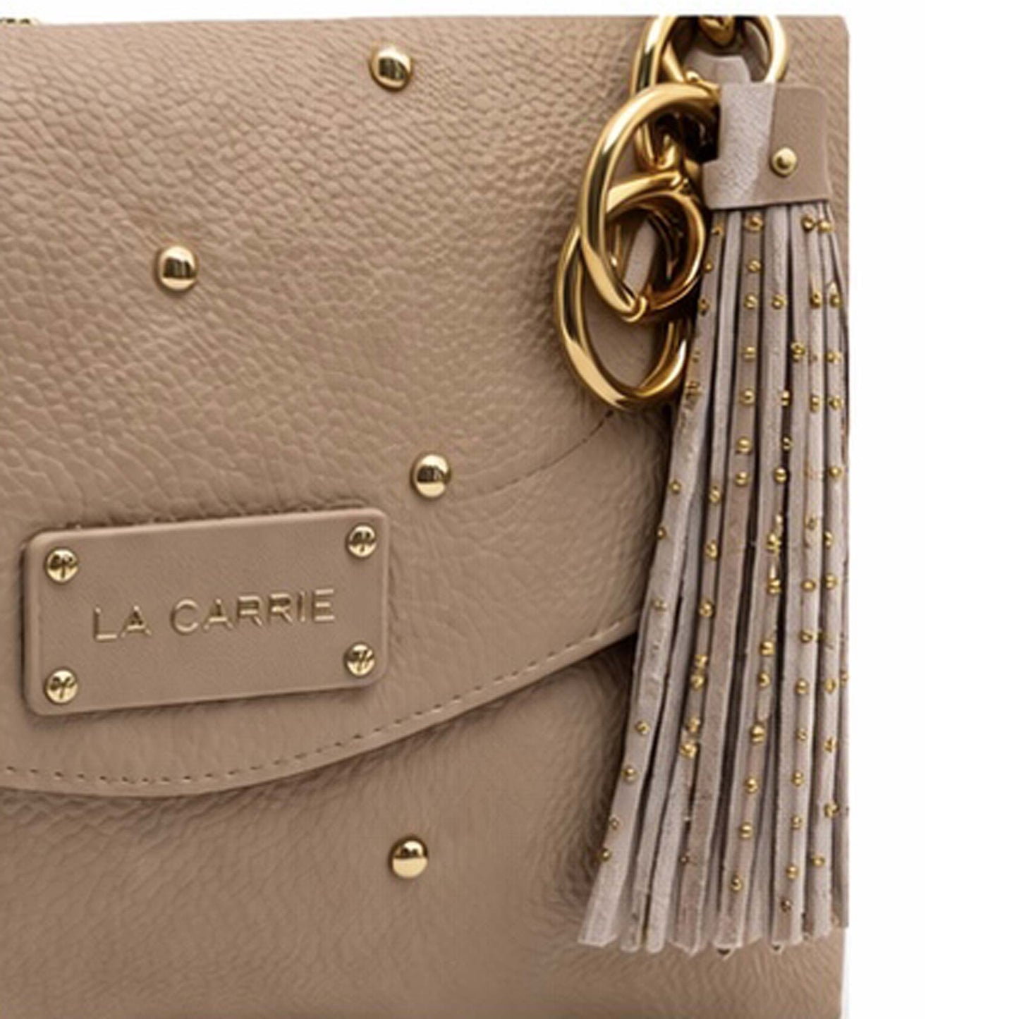 Bowling bag foulard La Carrie 161P-WM-320-TBL Borsa beige