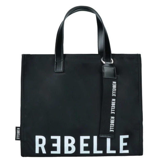 Borsa shopping  REBELLE ELECTRA NYLON borsa nera
