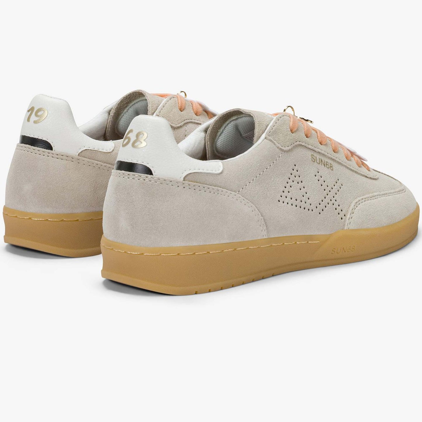 Sneakers SUN68 California Sun Suede Donna Z36248-31 Panna | Di Tendenza e Comode