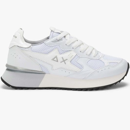Sneakers SUN68 "STARGIRL SILVER MESH" Z36216-01