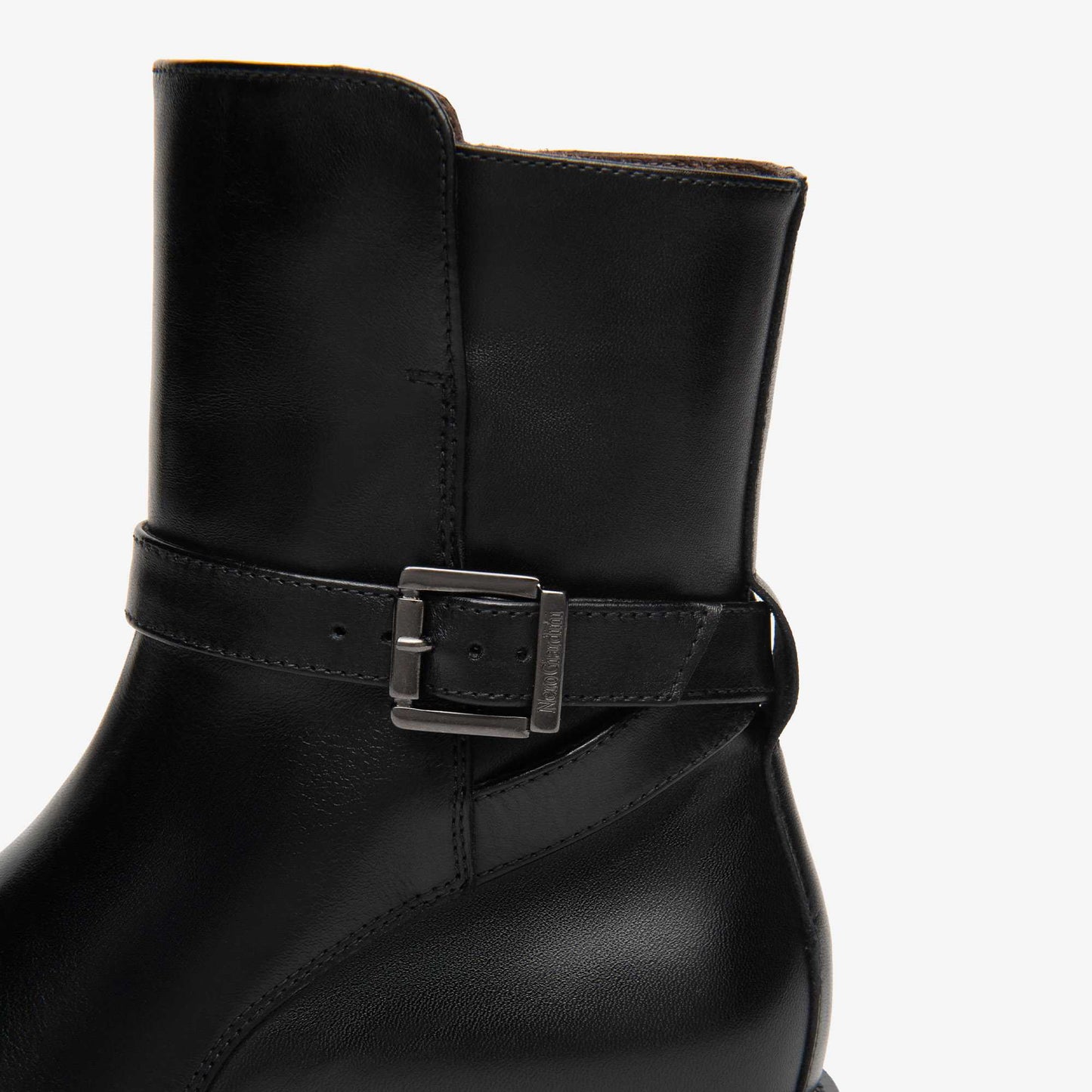 Stivaletto NeroGiardini I617980D-100 Biker donna