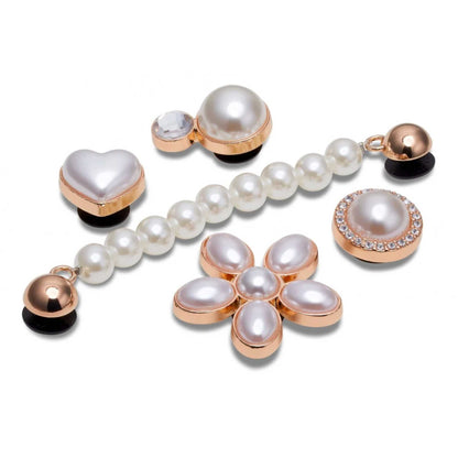 Jibbitz™ Charms per Sabot Unisex dainty pearl jewerly 5pz