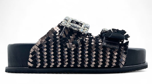 Sandali Ermans art.4000 platform nero