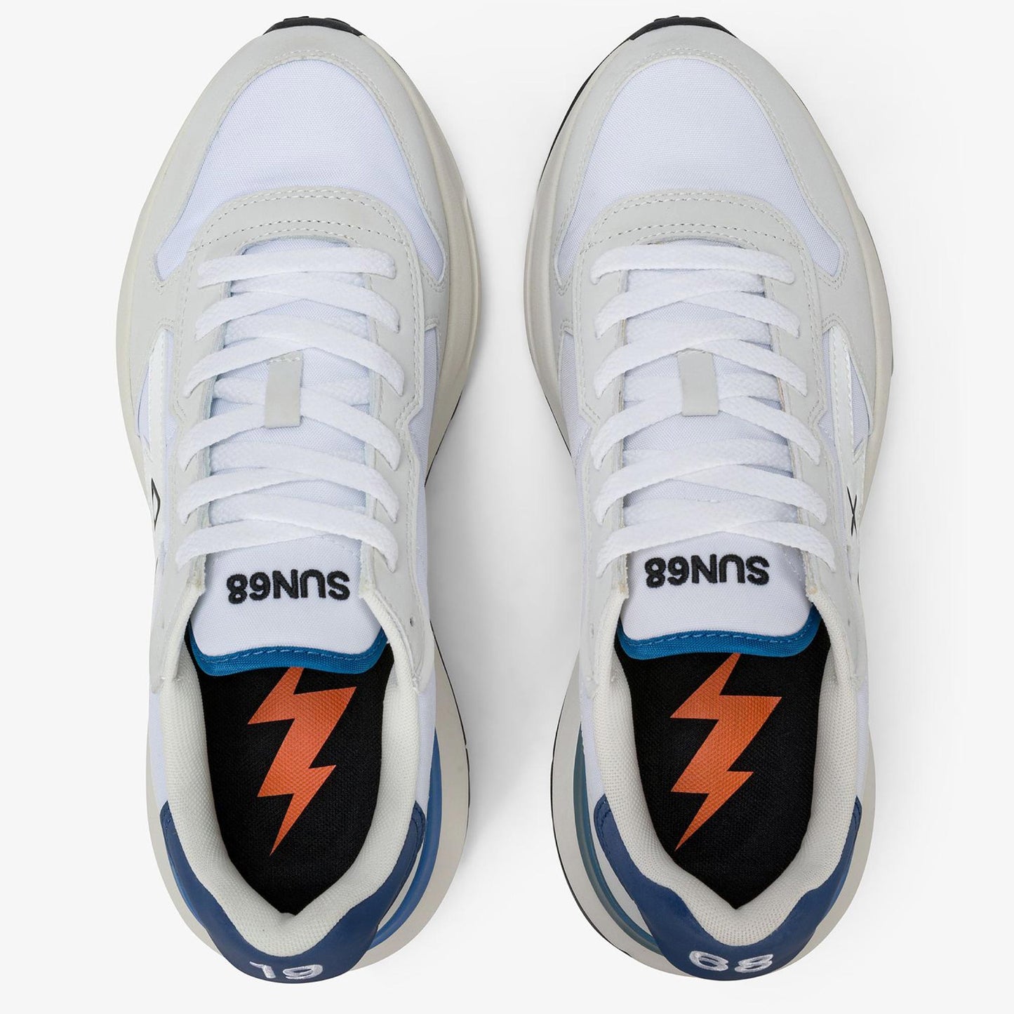 Sneakers uomo SUN68 Niki 2.0 Solid Z36121-01 Bianca | Leggera e Flessibile