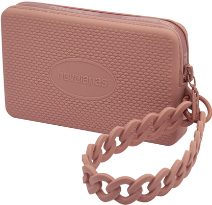 Borsa donna Mini bag Chain Havaianas in  silicone rosa