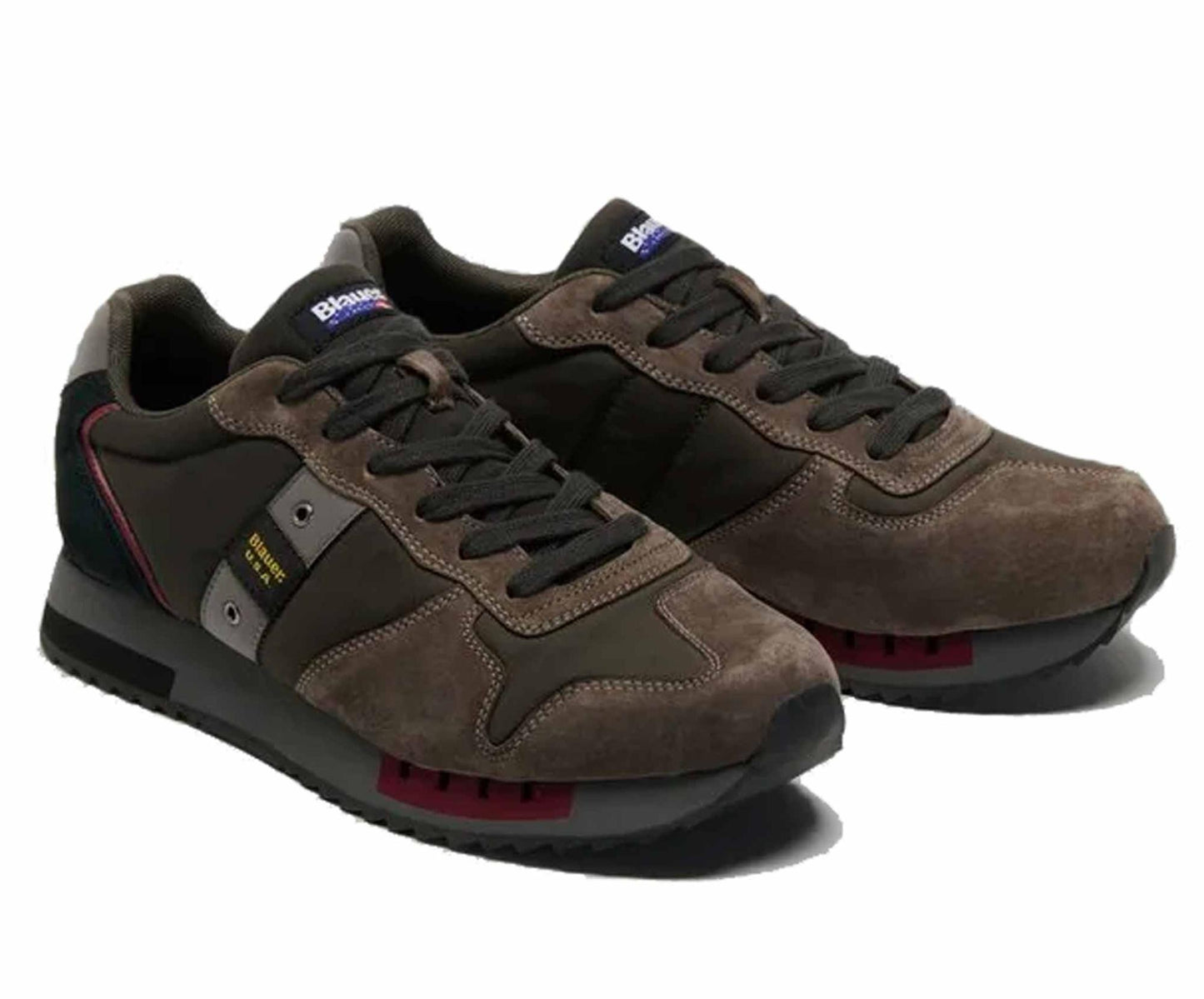 Sneaker Blauer QUEENS scarpe sport uomo nero