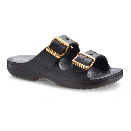 Sandali Croc Saturday Metallic Buckle 213316 ciabatte Crocs nero