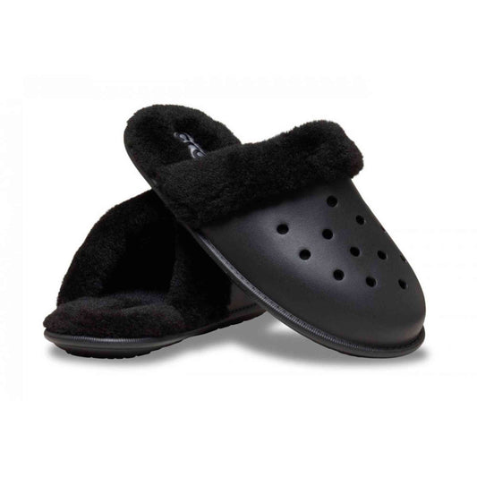Pantofole Crocs Classic Fuzz Scuff 212144 Uomo | Nero Sabot