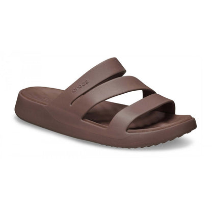 Sandali Crocs Getaway Strappy W 209587-0LF marrone