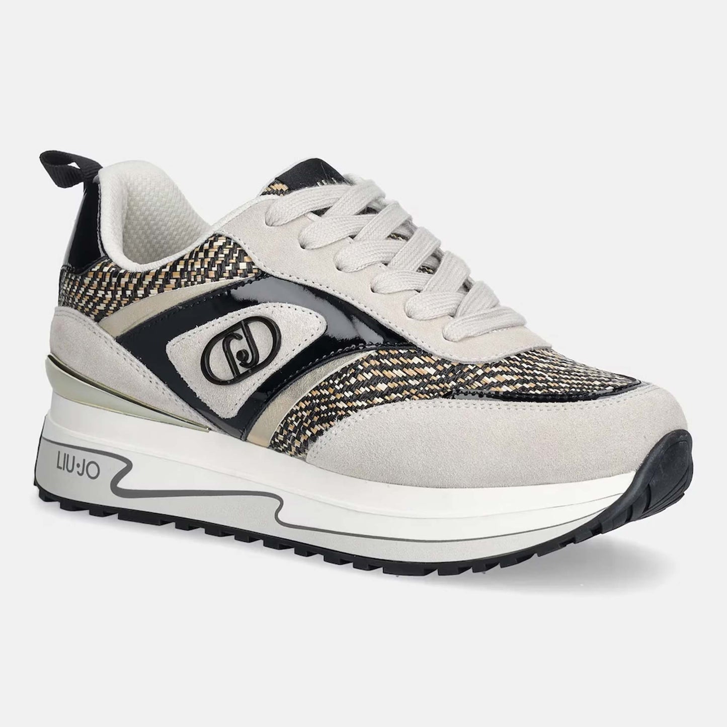 Sneakers LIU JO "Maxi Wonder 97" BA6007 nero/latte