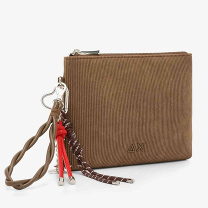 Pochette corduroy SUN68 Y46216_77 beige scuro