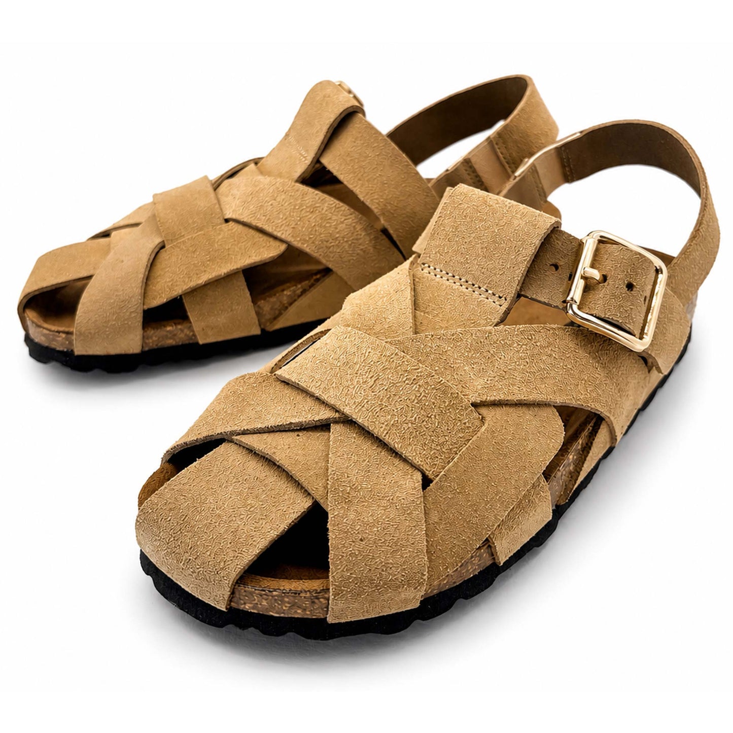 Sandali Westlake 15207 Donna in camoscio beige