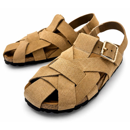Sandali Westlake 15207 Donna in camoscio beige