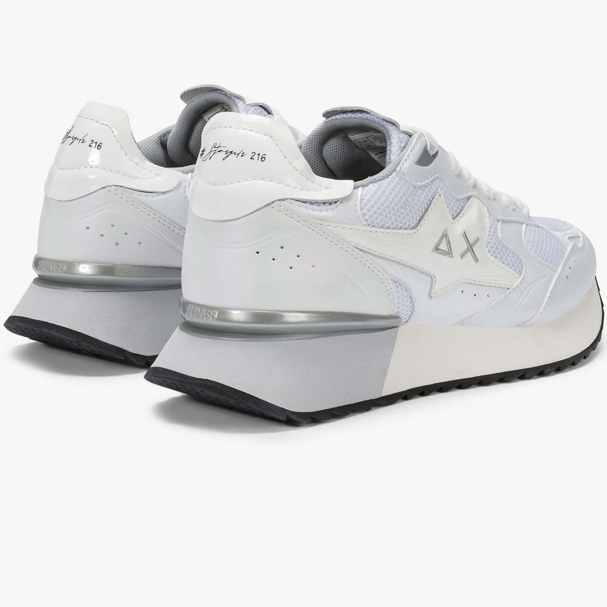 Sneakers SUN68 "STARGIRL SILVER MESH" Z36216-01