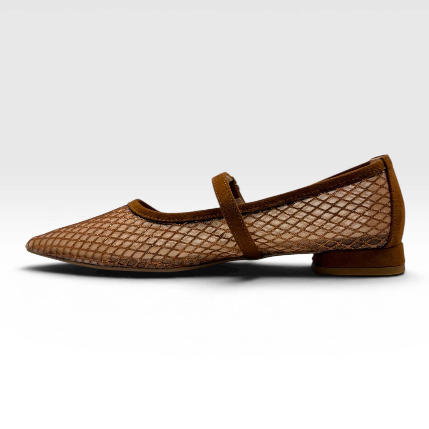 Ballerine Divine Follie 57-103048 Donna Rete Bronzo | Elegante e Comoda