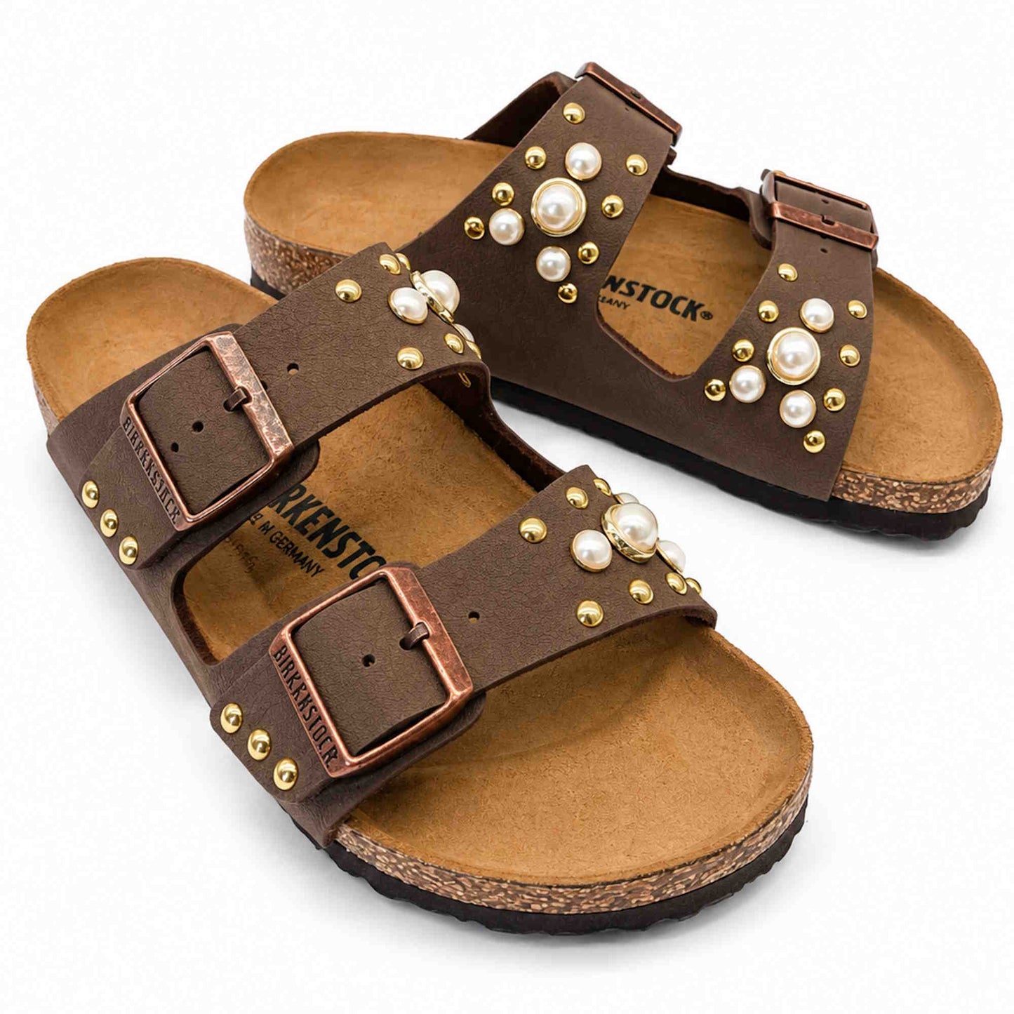 Birkenstock Arizona Personalizzate modello Perla | Custom Shoes