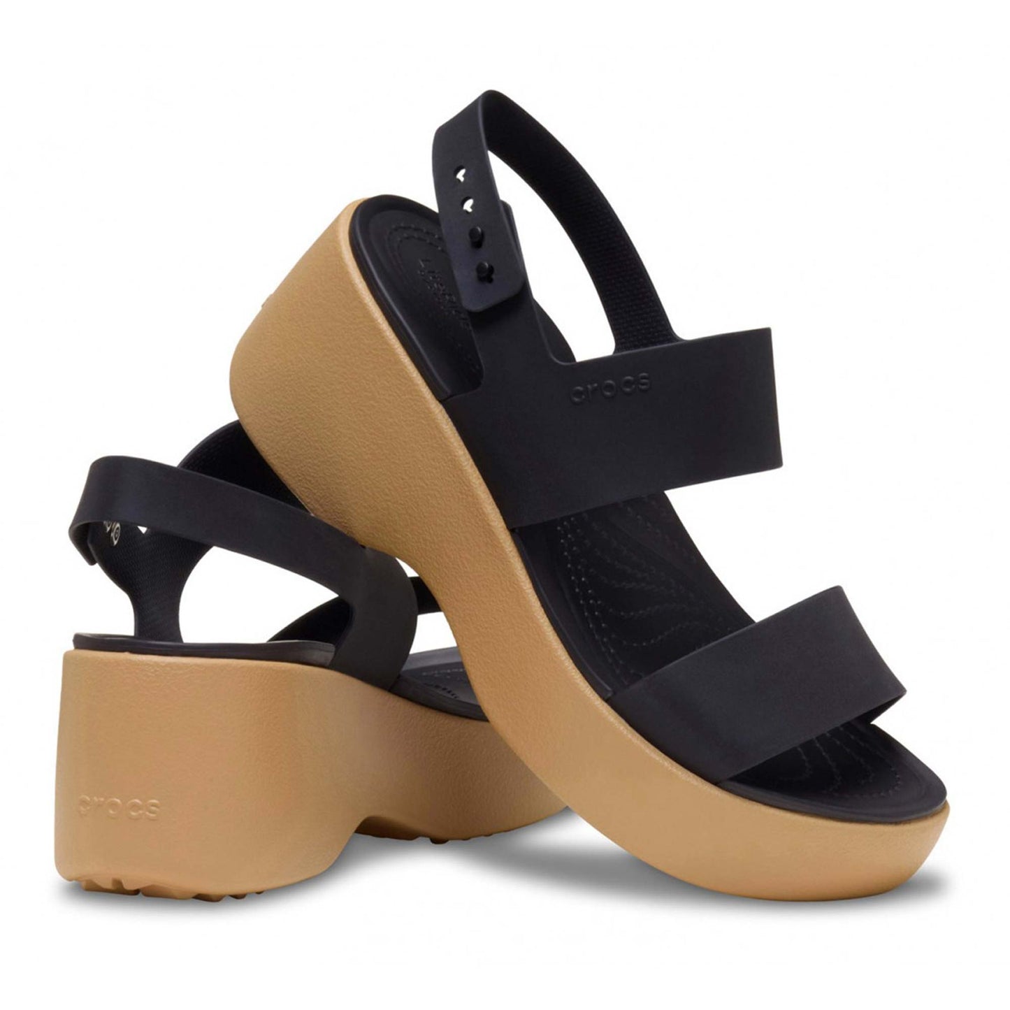 Sandali Crocs Brooklyn Sky Sandal 212250-0RI nero