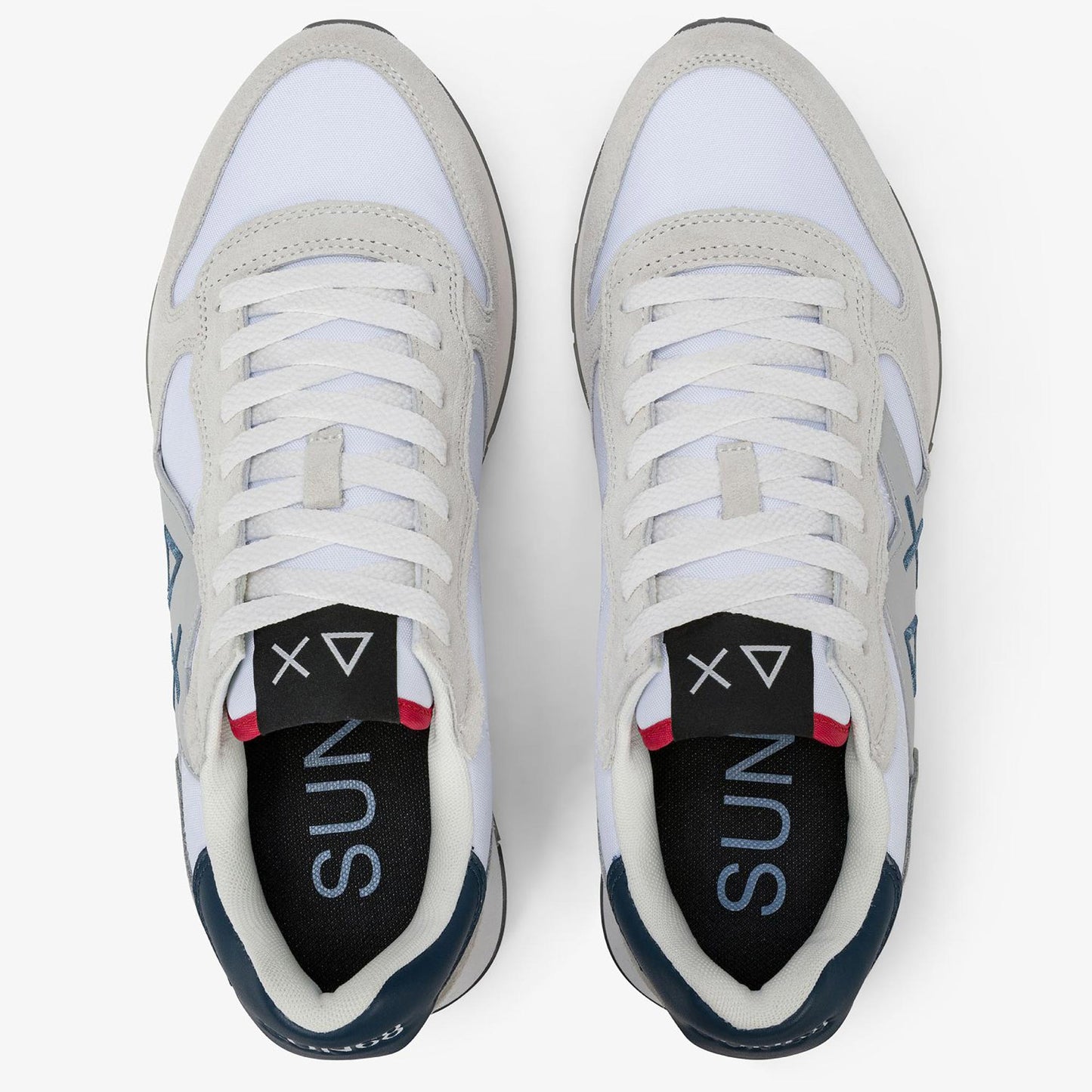 Sneakers uomo SUN68 Jaki Solid Z36115-01 Bianca | Casual e Sportiva