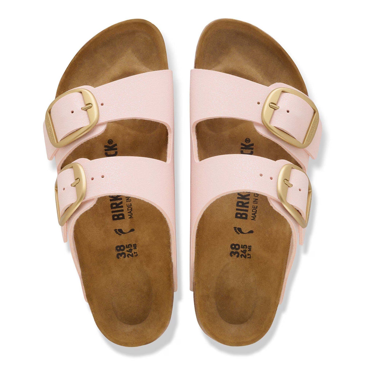 Sandali Arizona Donna Big Buckle Birkenstock Light Rose | Calzata Stretta 1031566