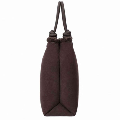 Borsa a mano  REBELLE ASE BIG FURRY Marrone wengè