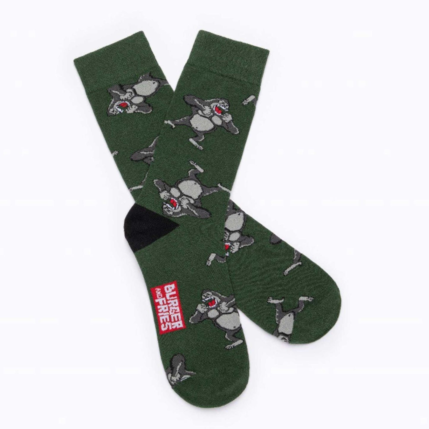 Calze Animal Socks BF1007 "The King" Socks Burger and Fries