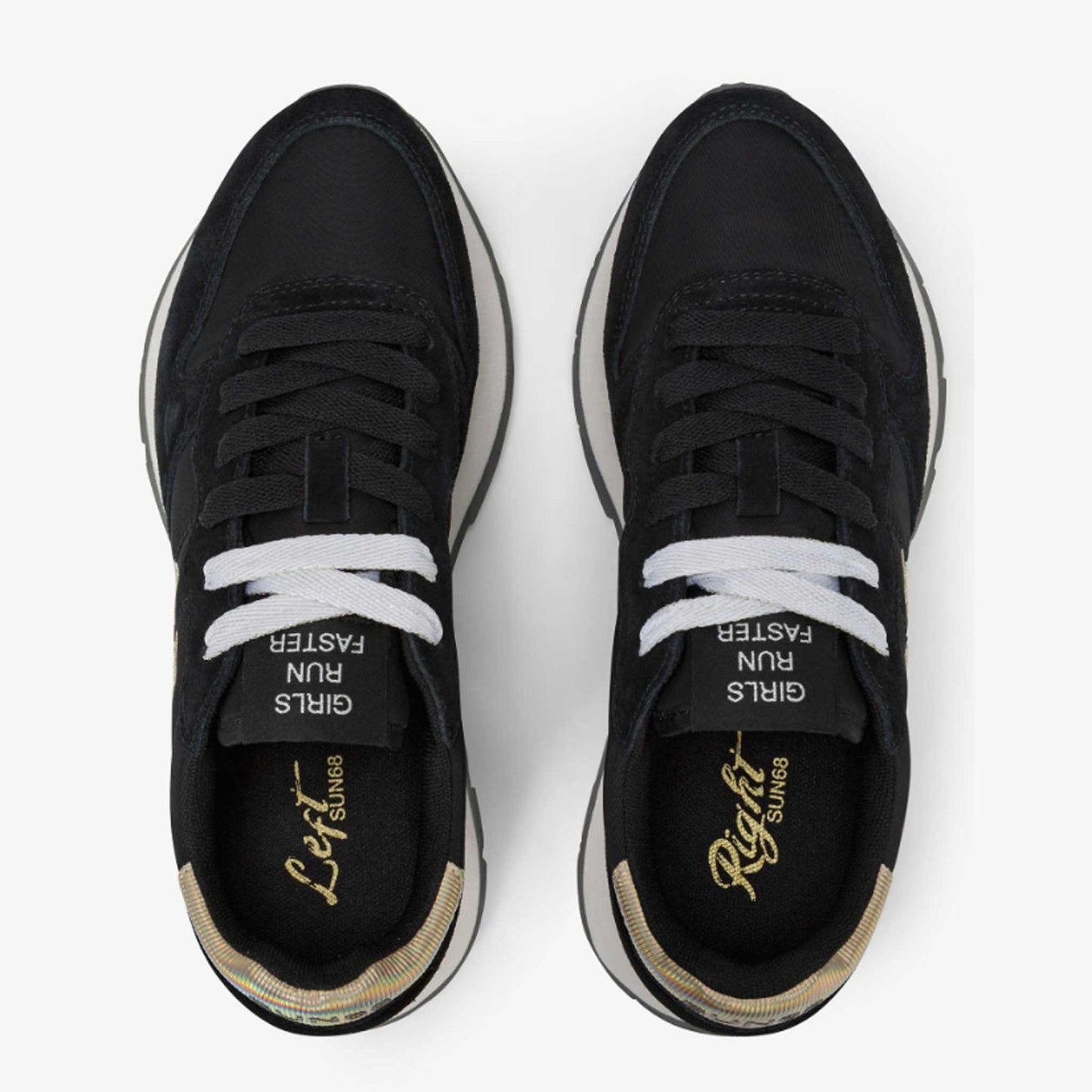 Sneakers SUN68 "ALLY GOLD SILVER" Z45202-11