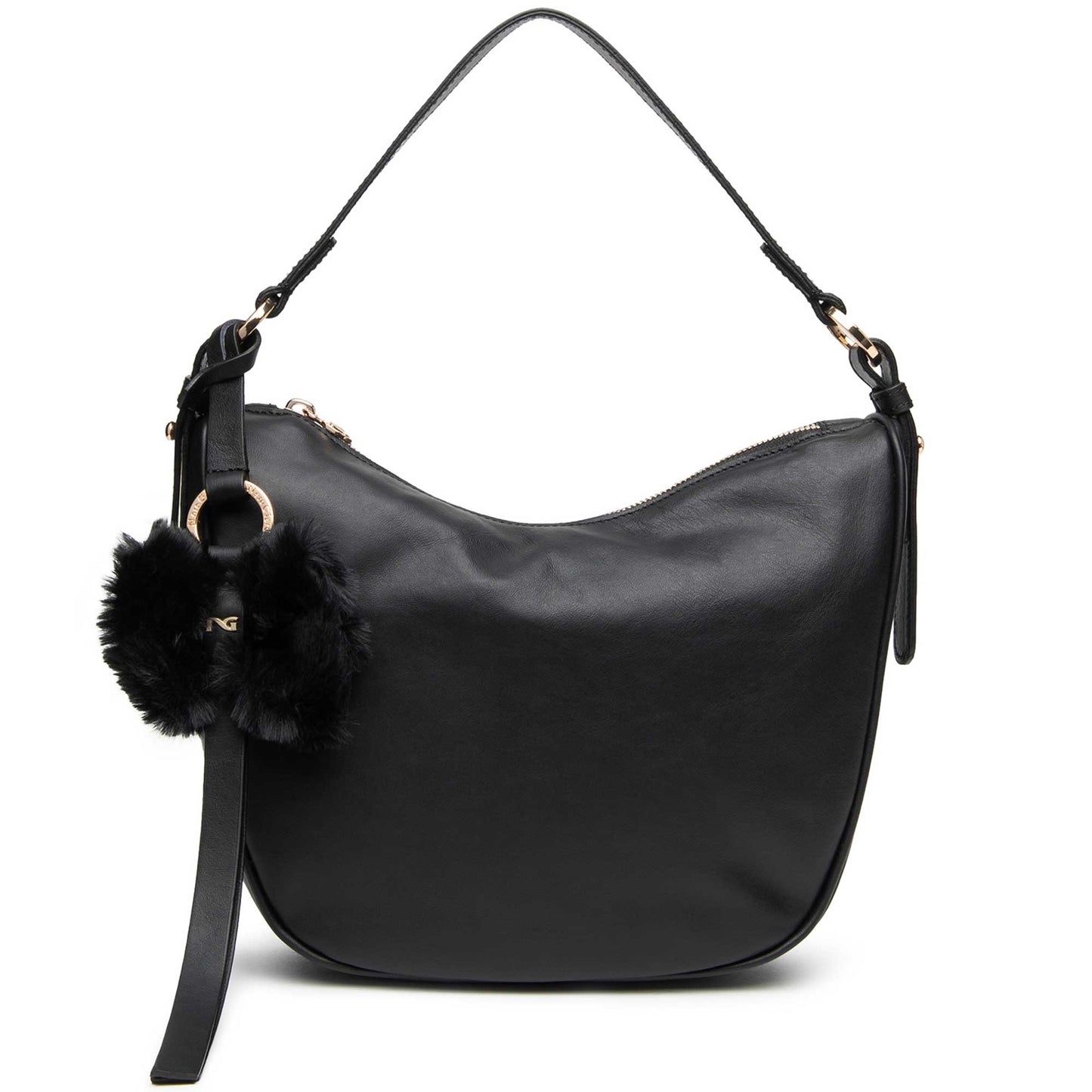 Borsa hobo in pelle NeroGiardini I644342D-100 donna
