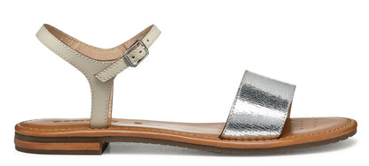 Sandali GEOX "Sozy" D55LXJ pelle argento