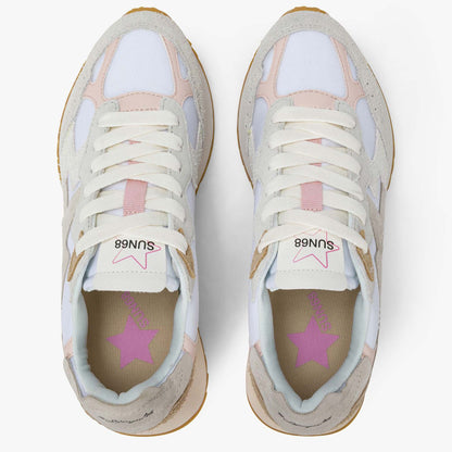 Sneakers SUN68 StarGirl Multicolor Donna Z36215-01 Bianca | Tendenza e Comfort