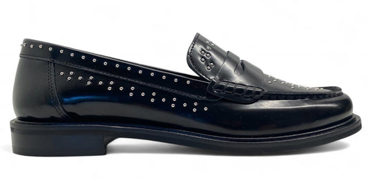 Mocassini Divine Follie N252S scarpe con micro borchie
