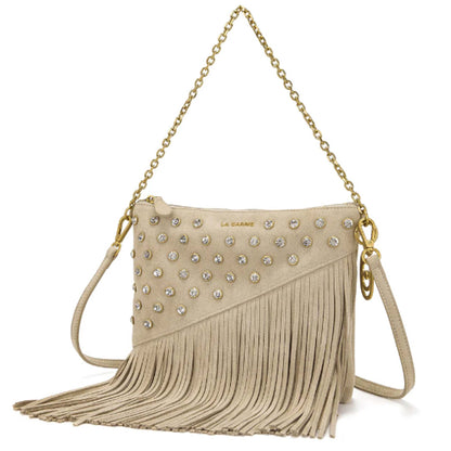 Borsa a spalla La Carrie 161M-KY-813-MIF Tracolla beige