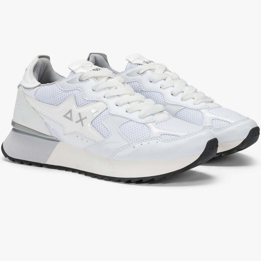 Sneakers SUN68 "STARGIRL SILVER MESH" Z36216-01