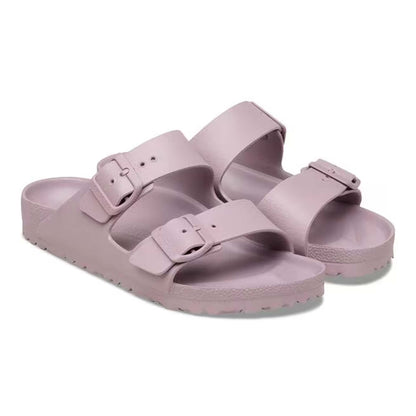 Sandali Arizona Donna Eva Birkenstock Faded Purple | Calzata Stretta 1031294