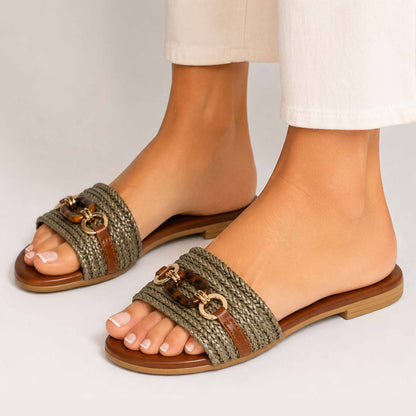 Ciabatta Concept 17113 Sandali donna Verde Salvia