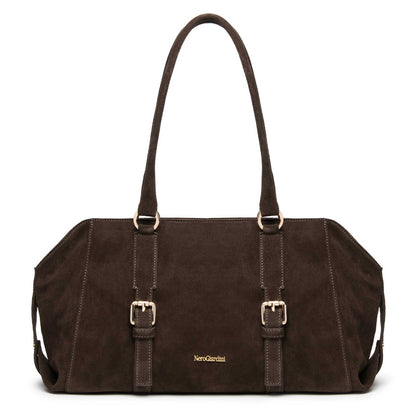 Bauletto in pelle NeroGiardini I644320D-300 donna Marrone